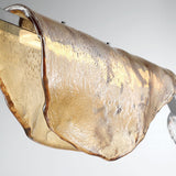 Savona Linear Chandelier Double Light Amber Clear By Lib And Co Detailed View