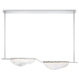Savona Linear Chandelier Double Light Clear By Lib And Co