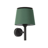 Savoy Wall Sconce Black and Green by Faro Barcelona