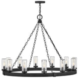 Sawyer Chandelier Large Black By Hinkley