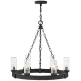 Sawyer Chandelier Medium Black By Hinkley