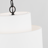 Sawyer Small Hanging Shade Midnight Black By Visual Comfort Studio Detailed View