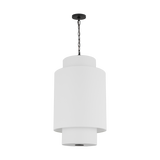 Sawyer Small Hanging Shade Midnight Black By Visual Comfort Studio Side View