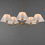 Saxon Chandelier Natural Aged Brass by Maxim Lighting