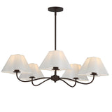 Saxon Chandelier Oil Rubbed Bronze by Maxim Lighting