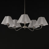 Saxon Chandelier Polished Nickel by Maxim Lighting