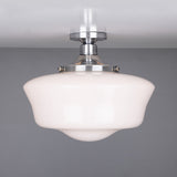 Schoolhouse Ceiling Light - Polished Chrome
