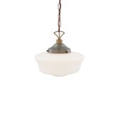 Schoolhouse Pendant - Antique Brass