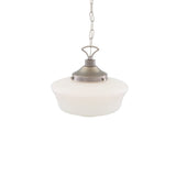 Schoolhouse Pendant - Antique Silver