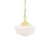 Schoolhouse Pendant - Polished Brass