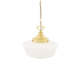 Schoolhouse Pendant - Satin Brass