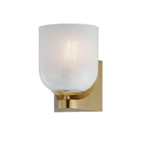 Scoop Bath Vanity Light Natural Aged Brass by Maxim Lighting