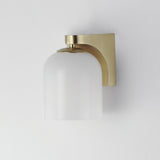 Scoop Bath Vanity Light Natural Aged Brass by Maxim Lighting