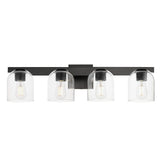 Scoop Bath Vanity Light Black by Maxim Lighting