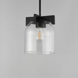 Scoop Flush Mount Pendant Black by Maxim Lighting