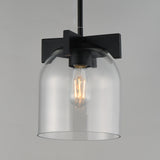 Scoop Flush Mount Pendant Black by Maxim Lighting