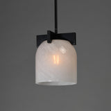 Scoop Flush Mount Pendant Black by Maxim Lighting