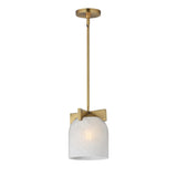 Scoop Flush Mount Pendant Natural Aged Brass by Maxim Lighting
