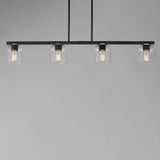 Scoop Linear Suspension Black by Maxim Lighting