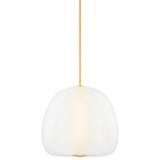 Scranton Pendant Light Medium Aged Brass By Hudson Valley