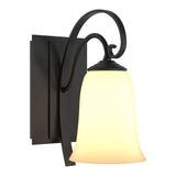 Scroll Wall Sconce in Black by Hubbardton Forge