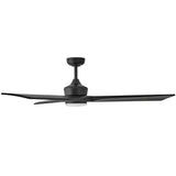 Sculpt 60” LED Smart Fan Matte Black By Hinkley - Side View4