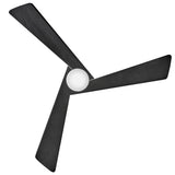 Sculpt 60” LED Smart Fan Matte Black By Hinkley - Side View5