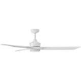 Sculpt 60” LED Smart Fan Matte White By Hinkley - Side View5