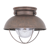Sebring Outdoor Flush Mount By Wathered Copper Genration Lighting