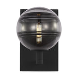 Sedona Wall Sconce By Visual Comfort Modern, Finish: Nightshade Black, Color: Smoke, , | Casa Di Luce Lighting