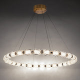 Seduction Chandelier Medium Aged Brass By Schonbek Forever - Lifestyle View