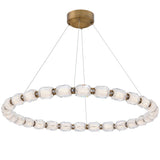 Seduction Chandelier Medium Aged Brass By Schonbek Forever