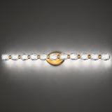 Seduction Vanity Light Aged Brass Medium By Schonbek Forever - Lifestyle View1