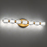 Seduction Vanity Light Aged Brass Small By Schonbek Forever - Lifestyle View