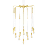 Sela Chandelier - Polished Brass