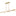 Selene Linear Suspension 10 Lights Lacquered Brass By Frederic Ramond - Side View1