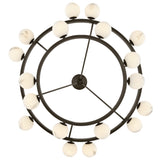 Selene Multi Tier Chandelier Black Oxide By Frederic Ramond - Down View