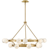 Selene Multi Tier Chandelier Lacquered Brass By Frederic Ramond