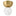 Selene Single Light Semi-Flush Mount - Lacquered Brass