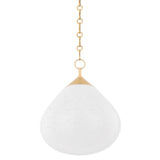Vintage Brass Small Semilla Pendant by Corbett Lighting