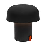 Sensa Battery Table Lamp - Anthracite, lit from below