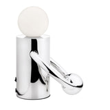 Septum Table Lamp Chrome By Alora Side View