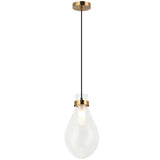 Seranna Pendant Light Medium Aged Gold Brass By Matteo