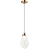 Seranna Pendant Light Small Aged Gold Brass By Matteo