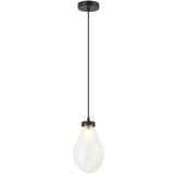 Seranna Pendant Light Small Matte Black By Matteo