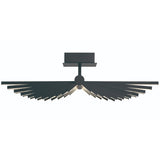 Seraph LED Flush Mount Black By Eurofase Upside View