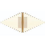 Seraph LED Flush Mount Gold By Eurofase Detailed View