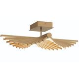 Seraph LED Flush Mount Gold By Eurofase Downside View