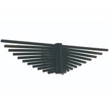 Seraph LED Wall Sconce Black By Eurofase Side View