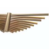 Seraph LED Wall Sconce Gold By Eurofase Detailed View